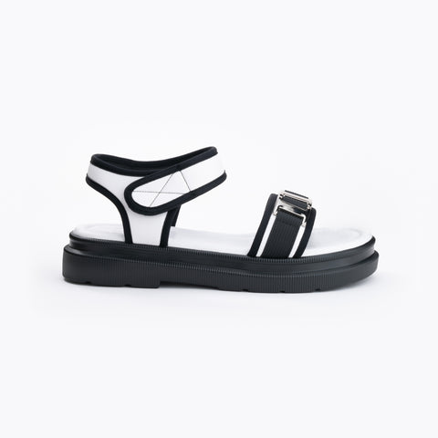 Buckle Detail Ankle Strap Sandal