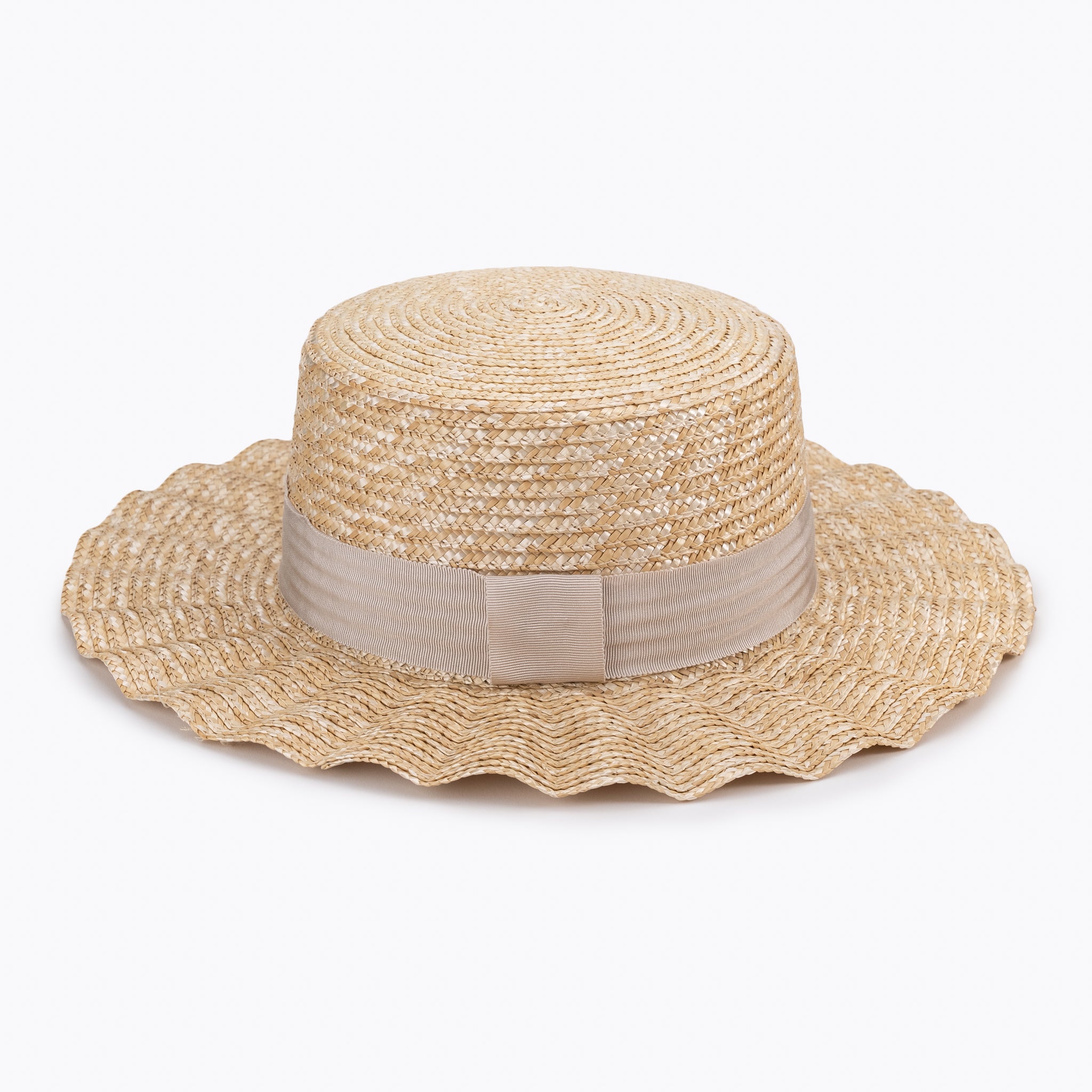 Wavy Brim Straw Hat – Rūd