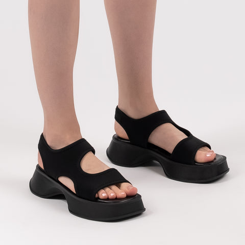 Stretch Platform Sandal